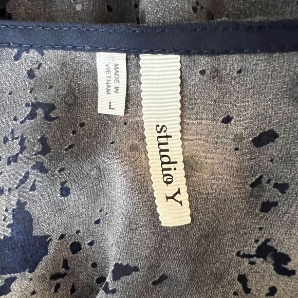 Maurices Womens Blouse Top Shirt Sheer Empire Waist Ruffled Pullover Large - Picture 8 of 10